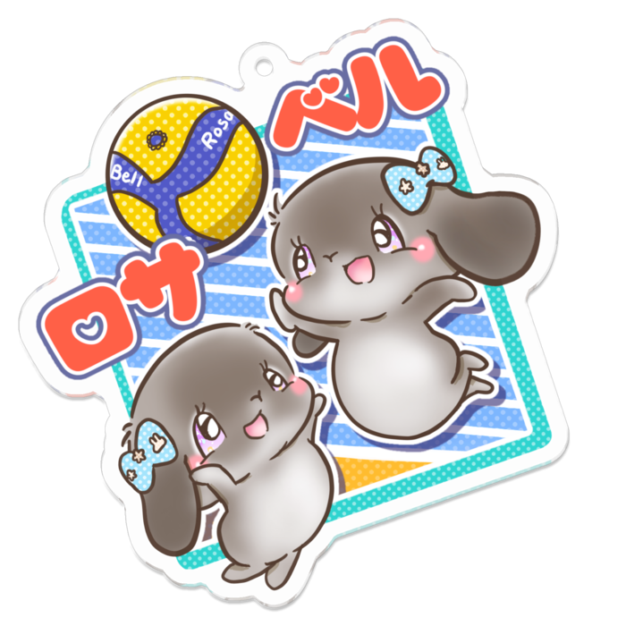 アクリルキーホルダー - 70 x 70 (mm)