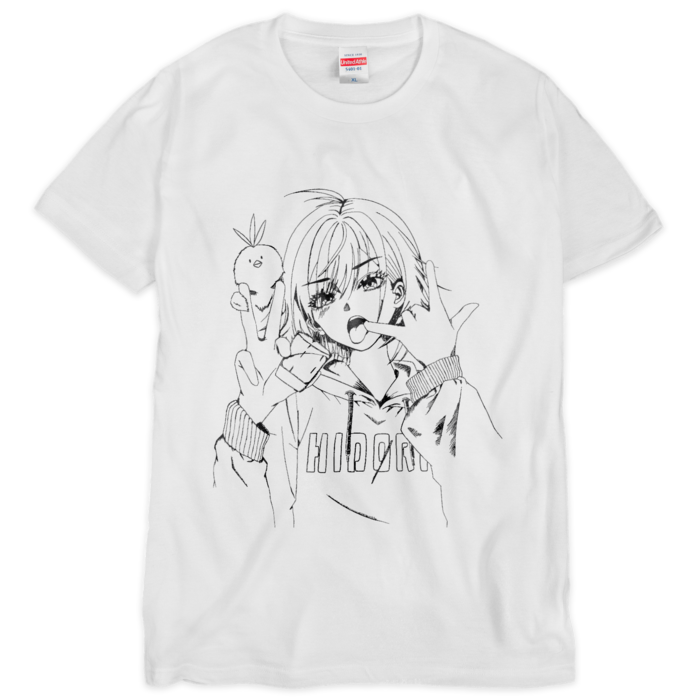 Tシャツ（シルクスクリーン印刷） - XL - ホワイト