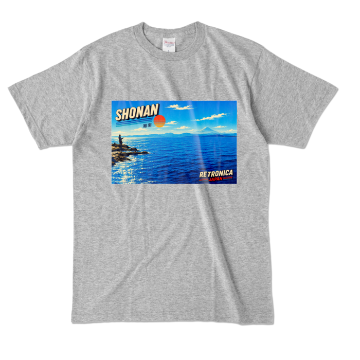 カラーTシャツ - L - 杢グレー (濃色)
