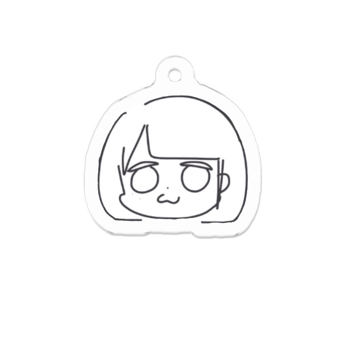 アクリルキーホルダー - 50 x 50 (mm)