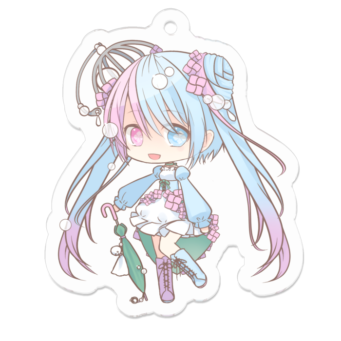 アクリルキーホルダー - 50 x 50 (mm)