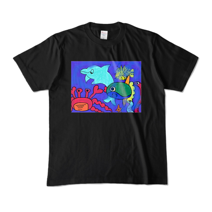 カラーTシャツ - M - ブラック (濃色)