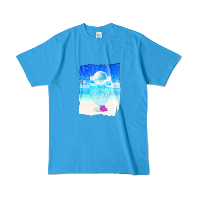 カラーTシャツ - L - ターコイズ (濃色)