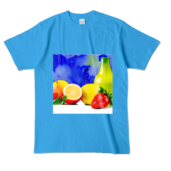 カラーTシャツ - L - ターコイズ (濃色)