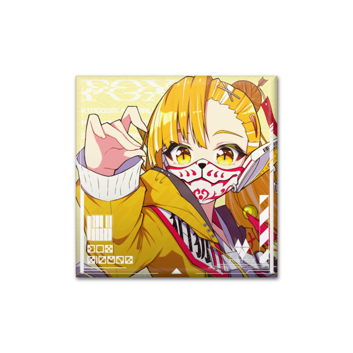 缶バッジ - 四角形40mm