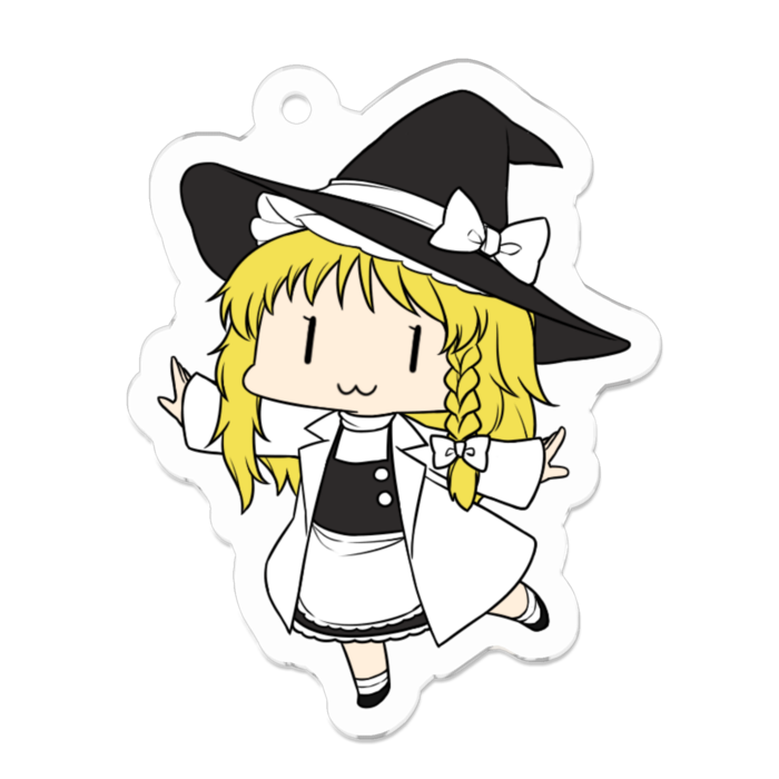 アクリルキーホルダー - 50 x 50 (mm)