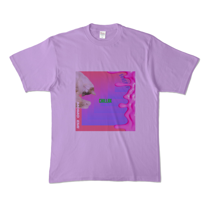 カラーTシャツ - XL - ライトパープル (淡色)