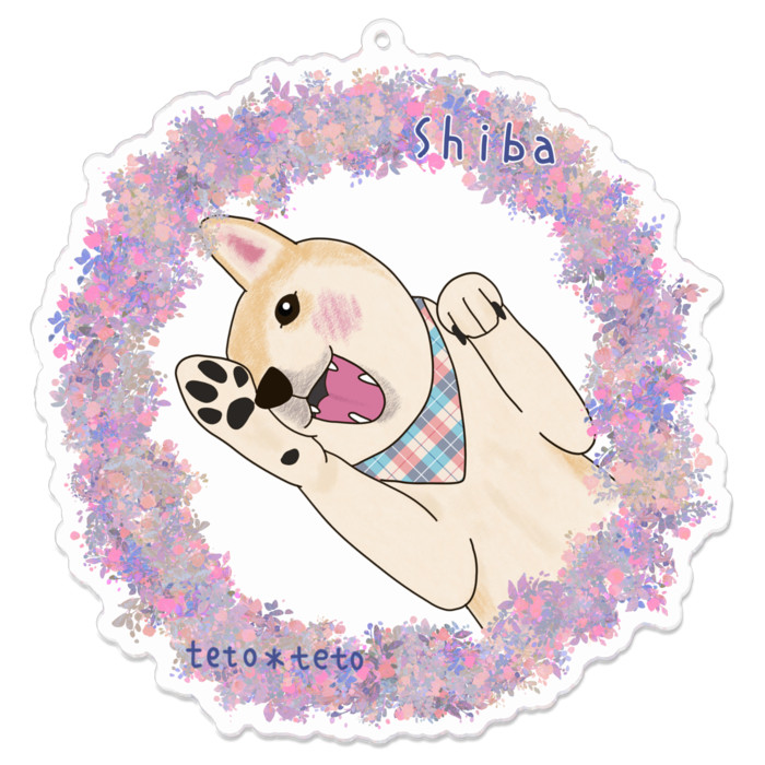 アクリルキーホルダー - 100 x 100 (mm)