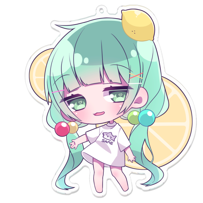 アクリルキーホルダー - 100 x 100 (mm)