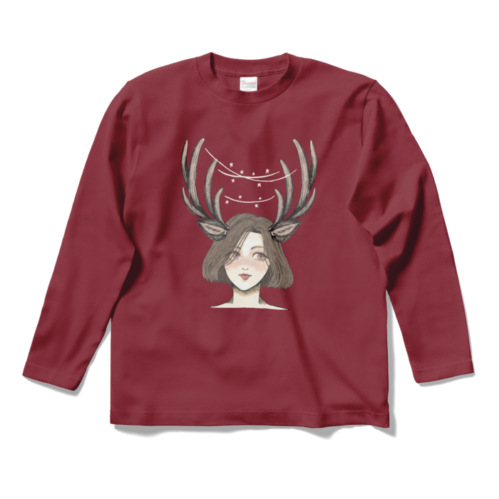 ロングスリーブTシャツ - S - バーガンディ