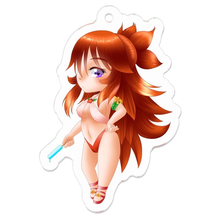 アクリルキーホルダー - 50 x 50 (mm)
