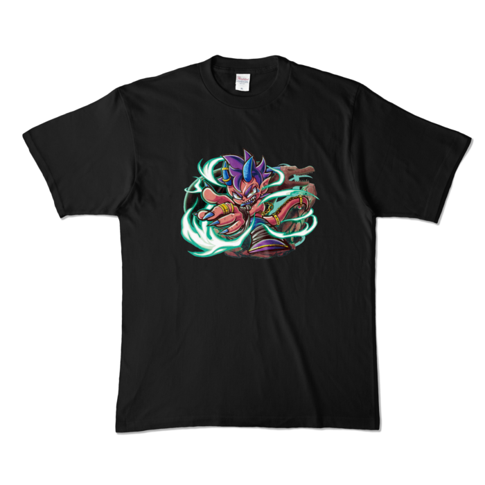 カラーTシャツ - XL - ブラック (濃色)
