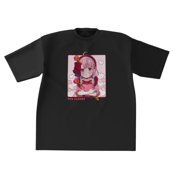 ビッグシルエット黒Tシャツ - XL -