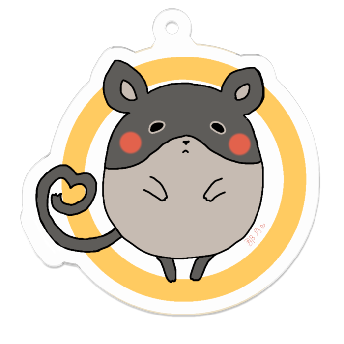 アクリルキーホルダー - 50 x 50 (mm)