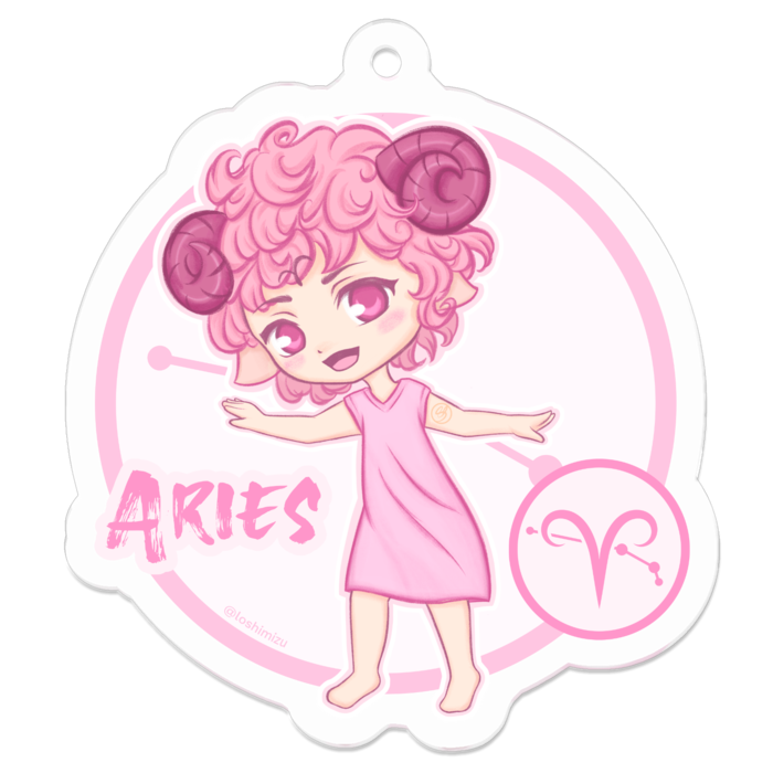 牡羊座 Aries アクキー Loshimizu Booth