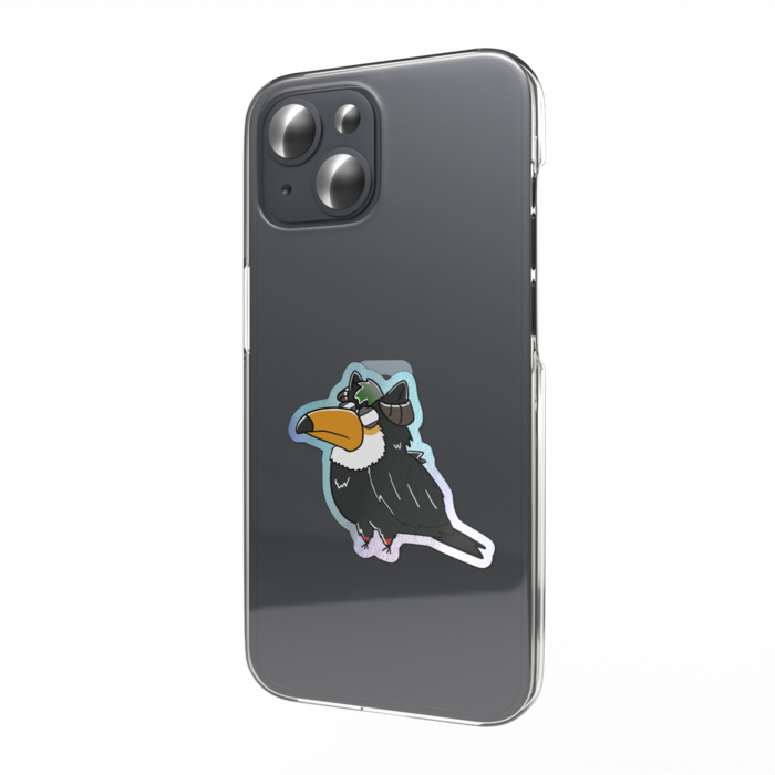 オーロラスマホステッカー - 縦