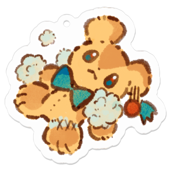 アクリルキーホルダー - 50 x 50 (mm)