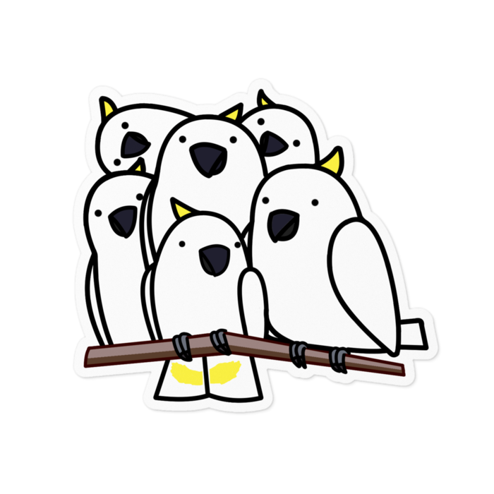 ステッカー - 100 x 100 (mm)