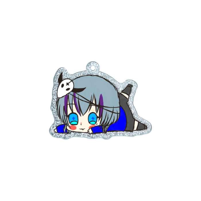 ラメアクリルキーホルダー - 70 × 70mm