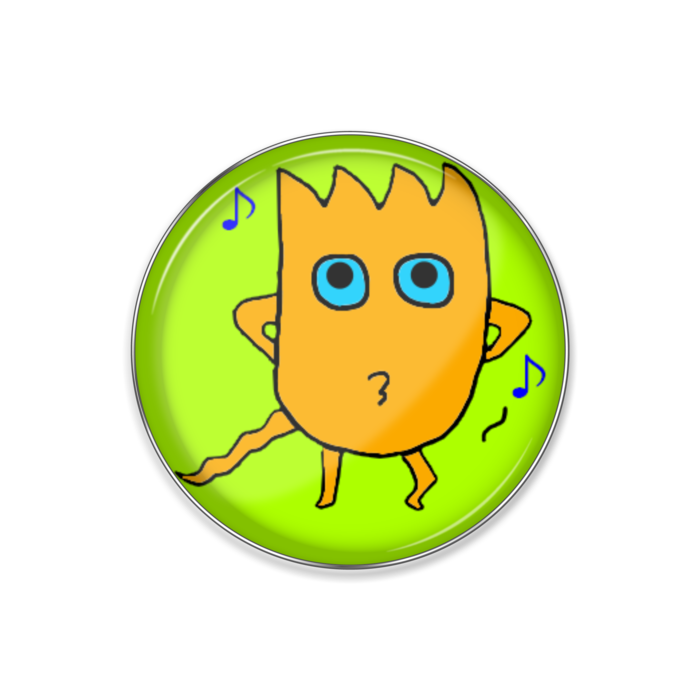 ピンバッジ - 丸形25mm