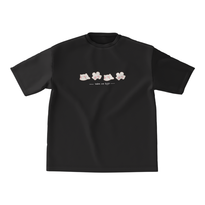 ビッグシルエットTシャツ - M　黒