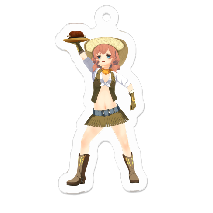 アクリルキーホルダー - 50 x 50 (mm)