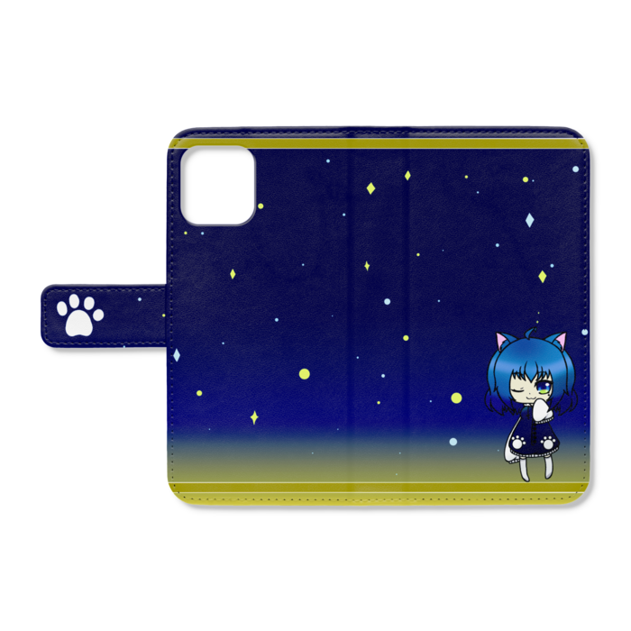 手帳型iPhoneケース - iPhone11Pro - ストラップ穴 なし