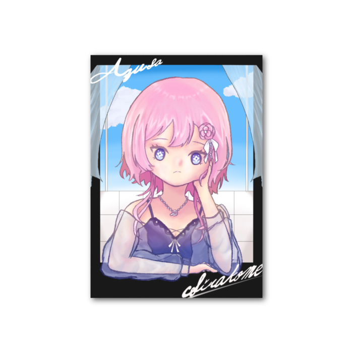 チェキ風カード 朝ノーマル