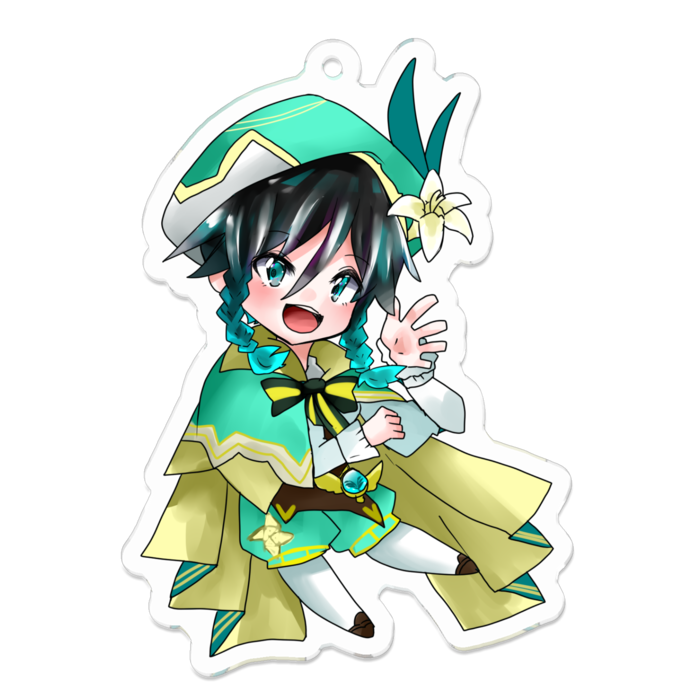 アクリルキーホルダー - 70 x 70 (mm)