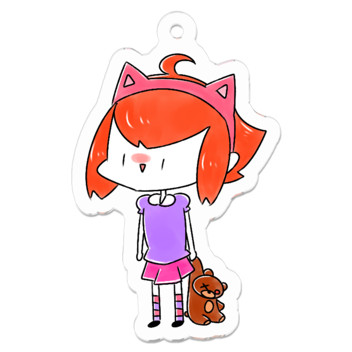 アクリルキーホルダー - 50 x 50 (mm)