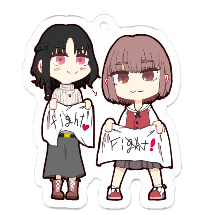 アクリルキーホルダー - 50 x 50 (mm)