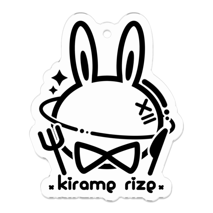 アクリルキーホルダー - 50 x 50 (mm)