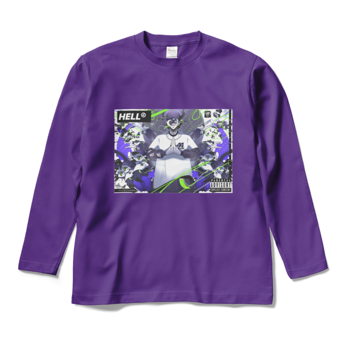 ロングスリーブTシャツ - M - パープル