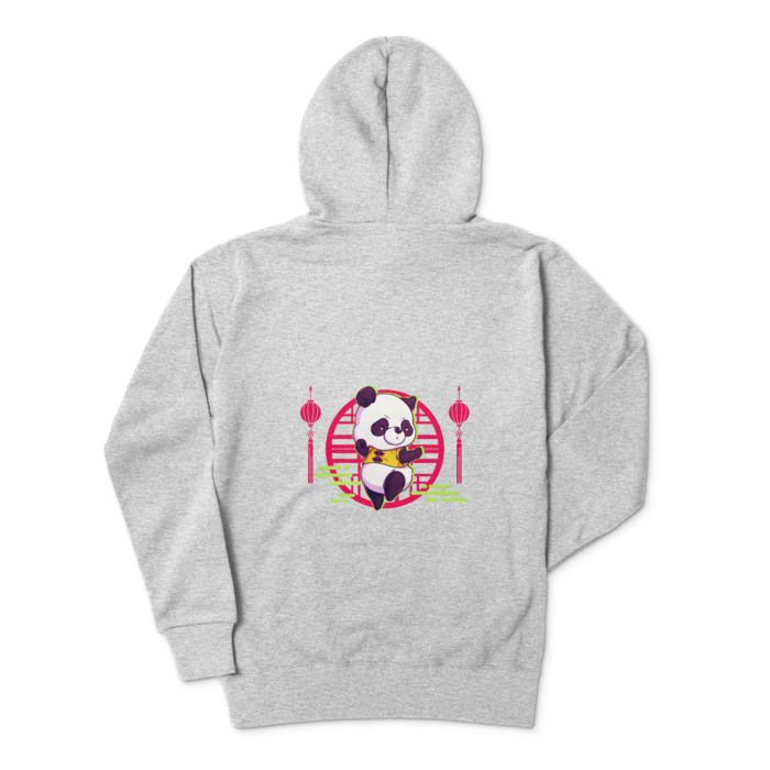 ジップパーカー - L - 杢グレー