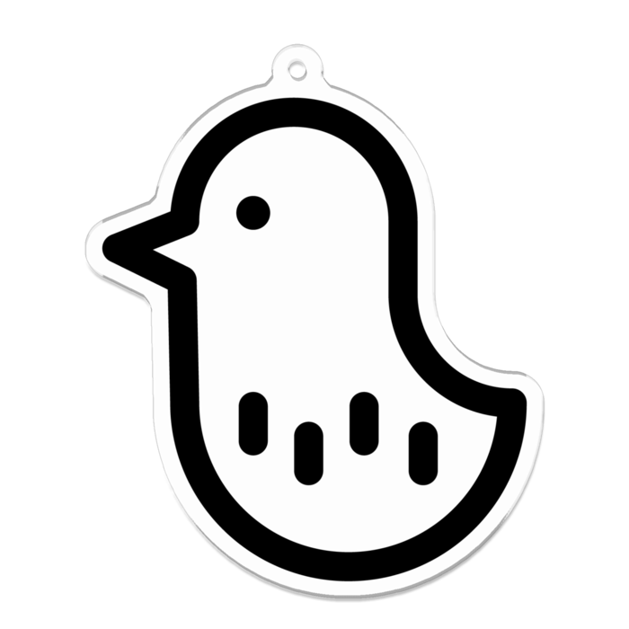 アクリルキーホルダー - 70 x 70 (mm)