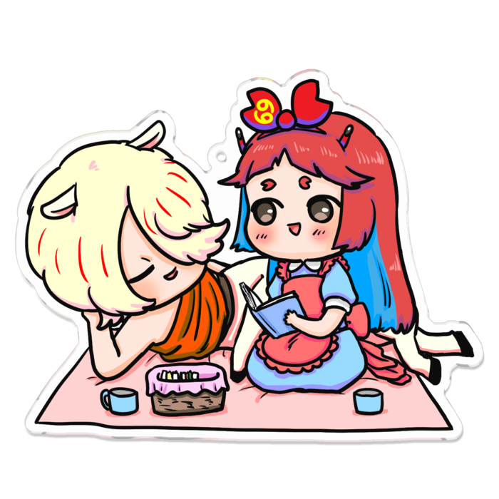 アクリルキーホルダー - 100 x 100 (mm)