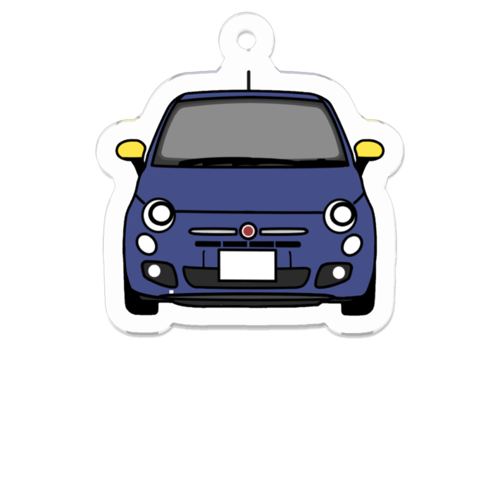 アクリルキーホルダー（コーティング） - 50 x 50 (mm)