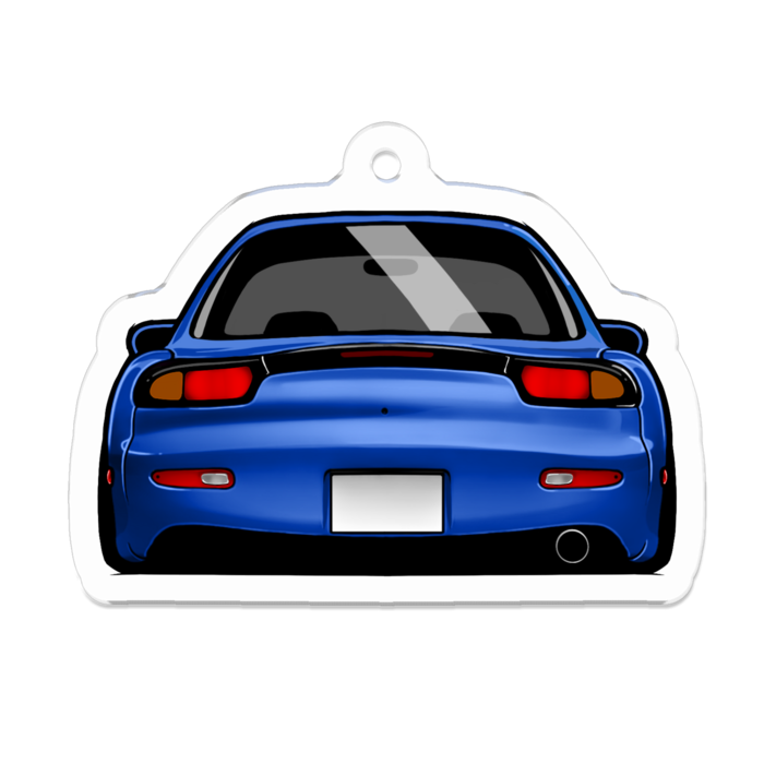 RX-7（1～3型） おしりアクリルキーホルダー 各色 - kdmfactory