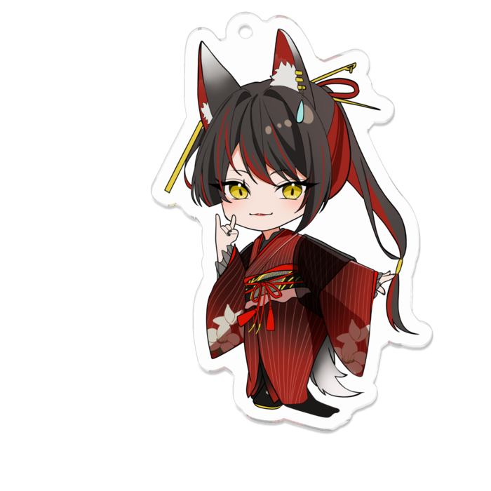 アクリルキーホルダー(コーティング) - 70 x 70 (mm)