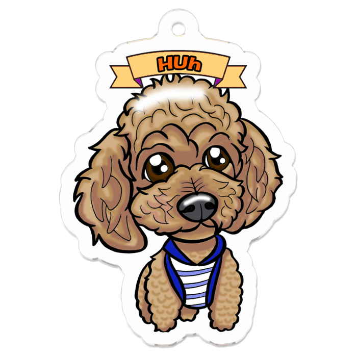 アクリルキーホルダー - 50 x 50 (mm)