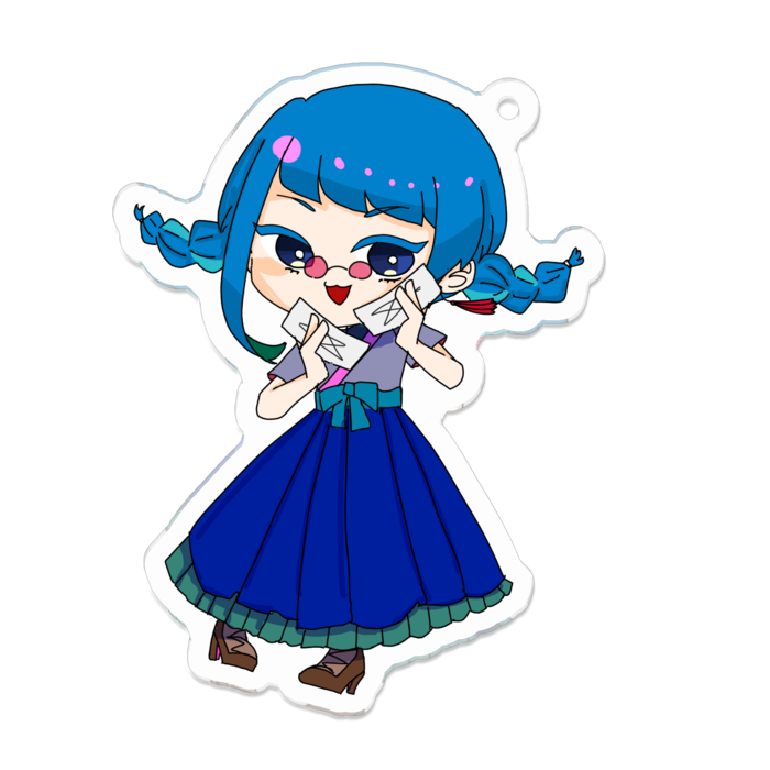 アクリルキーホルダー - 70 x 70 (mm)