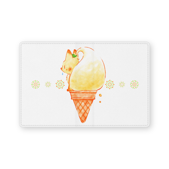 レザー製名刺入れ - 102 x 72 (mm)