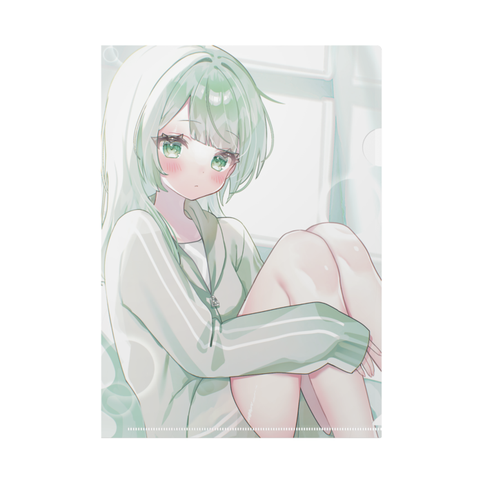クリアファイル（真顔）