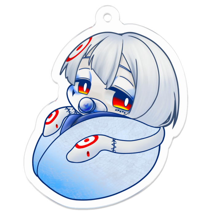 アクリルキーホルダー - 50 x 50 (mm)