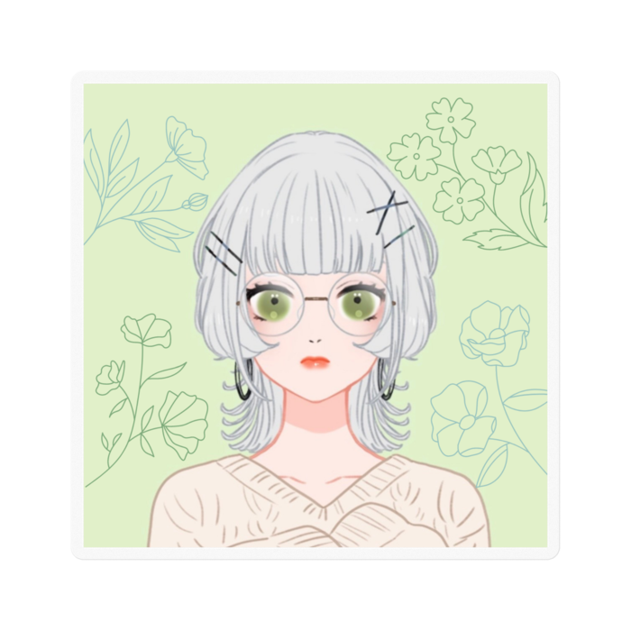 ステッカー - 100 x 100 (mm)