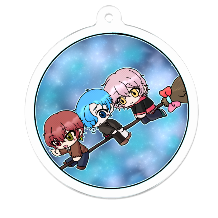 アクリルキーホルダー - 50 x 50 (mm)