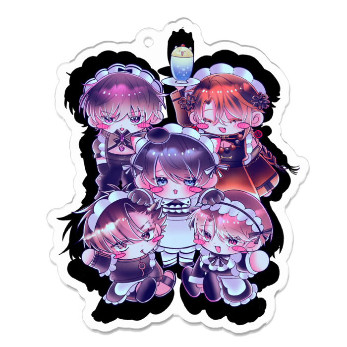 アクリルキーホルダー - 70 x 70 (mm)