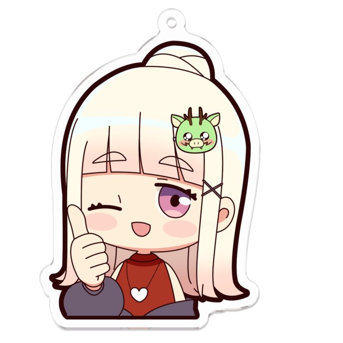 アクリルキーホルダー - 70 x 70 (mm)