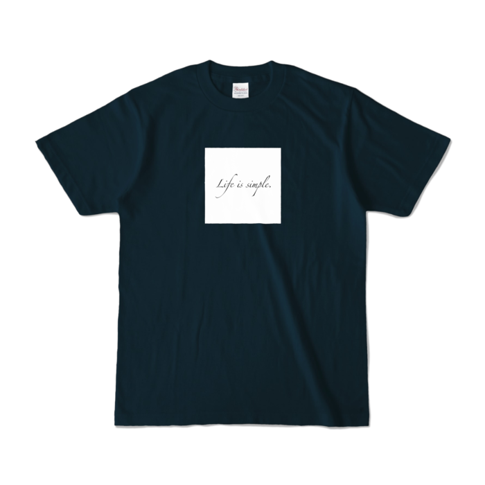 カラーTシャツ - S - ネイビー (濃色)