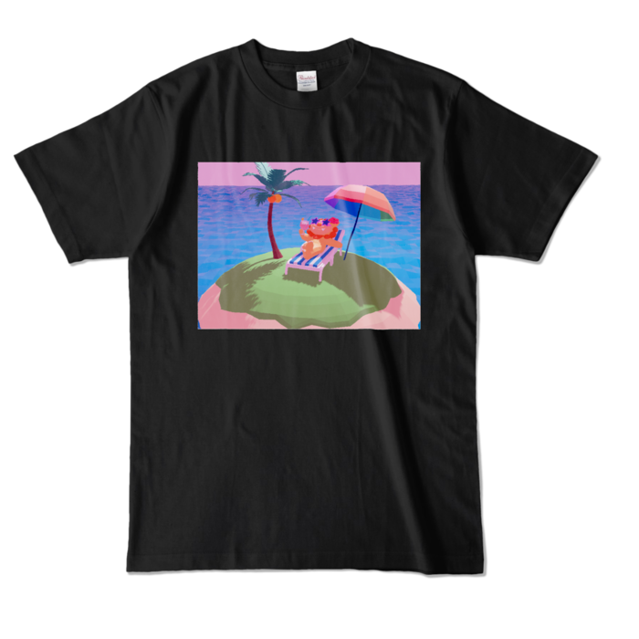 カラーTシャツ - L - ブラック (濃色)